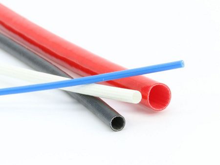 Braided Silicone Rubber Tubing / Silicone Coated Fiberglass Sleeving, SRG-N/W